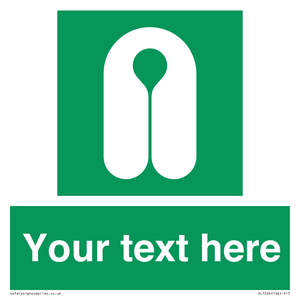 Custom sign safe condition Lifejacket